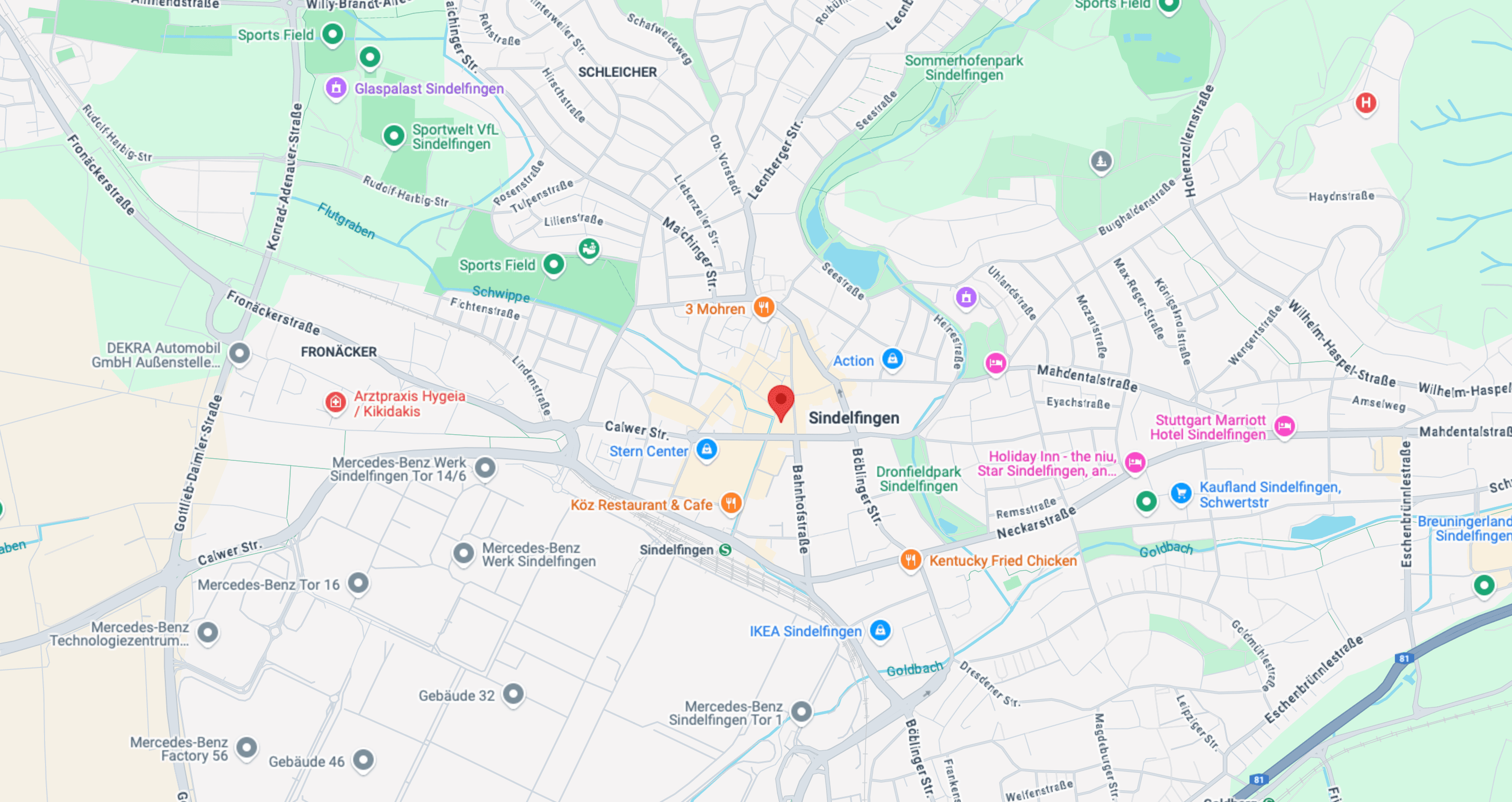 Karte zu Mr Eis Sindelfingen anzeigen