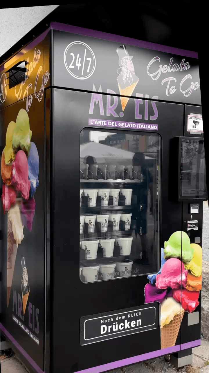 Eisautomat bei Mr Eis